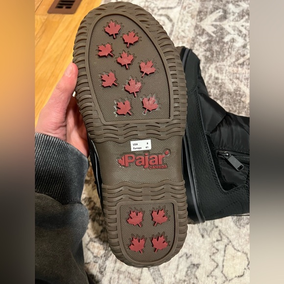 Pajar Mens Black waterproof snow boots - Picture 5 of 5